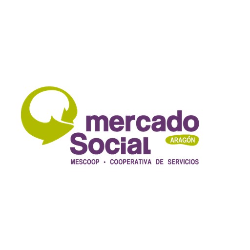 Logo de MESCoop Aragón (Servicios para el Mercado Social Aragón)