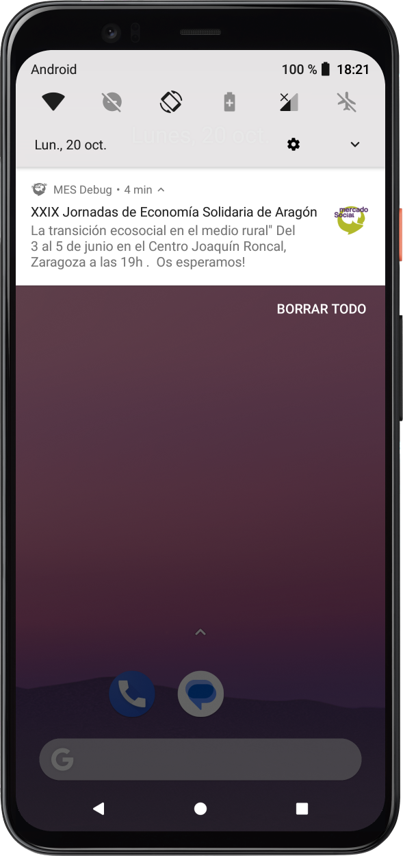 Notificacion de noticia